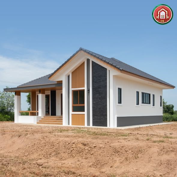 บ้านชั้นเดียวสไตล์โมเดิร์น
